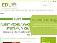 Tablet Screenshot of eduin.cz